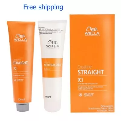 WELLA Straight Hair Permanent Straightening Cream (N) Intense Creatine 1 Box • $29.99