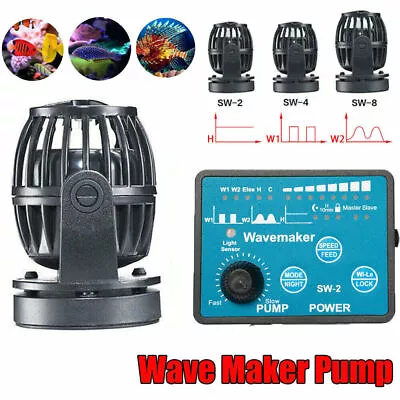 Jebao Wave Maker Pump Aquarium Fish Tank With Controller SW-2/SW-4/SW-8 UK • £51.47