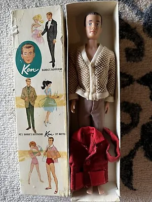 Vintage 1961 Ken Doll  No. 750 Brunette In Box Dressed • $199