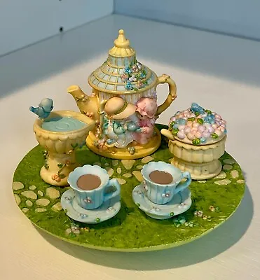 PRECIOUS MOMENTS By Enesco  Friendship  Mini Tea Set-6 Piece • $38.99