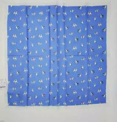 New J Crew Factory Printed Cotton Bandana In Bright Peri Dog Print • $9.99