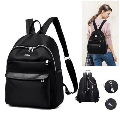 Ladies Women Backpack Rucksack Shoulder Bag Laptop Pack For School Work Travel • £15.99