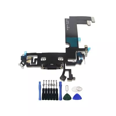 USB Charging Port Jack Flex Cable Replacement For IPhone 12 Mini Microphone • $15.99