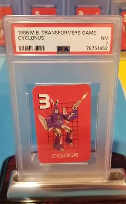 💥 SHORT PRINT 1986 CYCLONUS 1st Card Rc PSA RETIRED Graded Transformers G1 💥 • $25.46