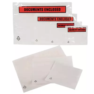 Documents Enclosed Wallets~envelopes~printed Plain A7 A6 A5 A4 1000 500 200 100 • £5.45