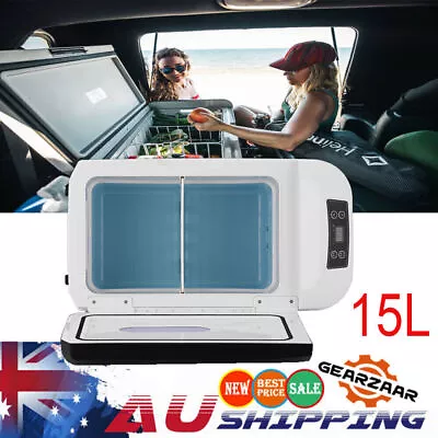 15L 4WD Centre Console Fridge Freezer Portable Travel Camping Car Cooler AUS • $139.85