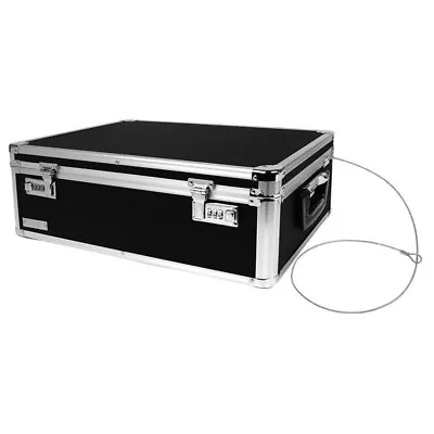 Vaultz Locking Storage Chest - Black • $44.92