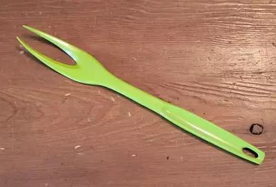 VINTAGE Foley 11  LIME GREEN Nylon Meat Fork ~ Made In USA • $16.95