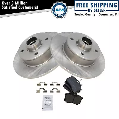 Rear Premium Posi Metallic Brake Pad & Rotor Kit For VW Volkswagen • $67.49