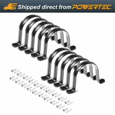 POWERTEC 70343-P2 Hangers For 4  Dust Collection Hose And Pipe 10 PK • $19.99