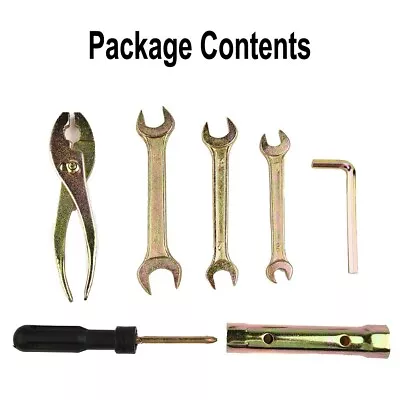 Tool Spanner Kit Aluminum Motorcycle Spark Plug Wrench Plier With Storage Bag • $22.42