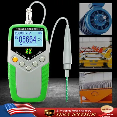 Tesla Meter Tester Gauss Meter Digital Surface Magnetic Field Tester Gaussmeter • $61.75