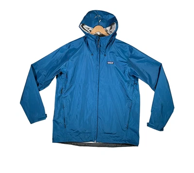 $79.95 • Buy Patagonia Rain Waterproof Jacket Mens Size XL Torrentshell H2NO Windbreaker Blue