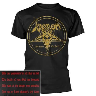 Venom Welcome To Hell T Shirt S-XXL T-shirt Black Metal Official Band Tshirt • $25.73