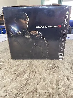 $150 • Buy Gears Of War 3 Epic Edition Microsoft Xbox 360 2011 *Marcus Fenix Statue*