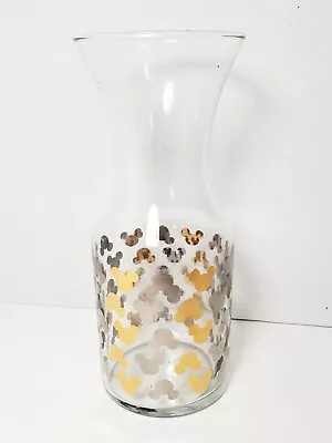 Clear Glass Mickey Mouse Ears Vase 8  • $12.99