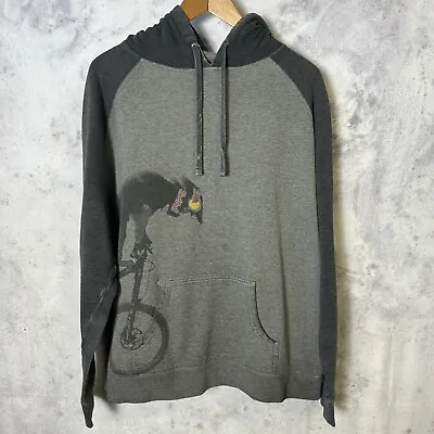 Redbull Rampage Sweatshirt Mens Large Gray Hoodie BMX Racing Action Sports A3 • $21.25