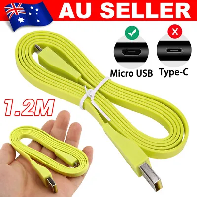 $10.45 • Buy 120cm Flat Micro USB Charger PC/DC Cable Cord For UE/BOOM MEGA Bluetooth Speaker