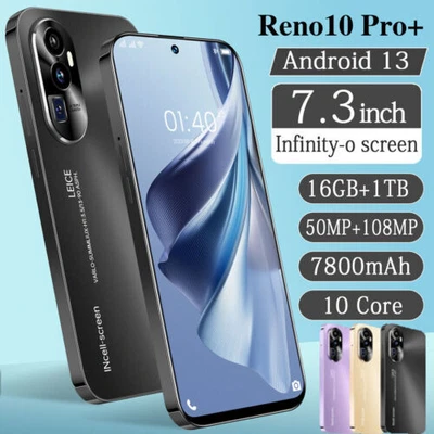 Reno10 Pro+ Smartphone 7.3  16GB+1TB Android Factory Unlocked Mobile Phone AU • $109.43