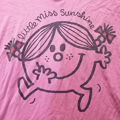 Little Miss Sunshine Short Sleeve Pink T-Shirt Tee Adult Women's Size S Small • $6