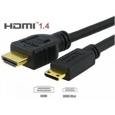 NEW Quality Mini HDMI Type C Cable Lead For Canon IXUS 125 240 255 500 510 HS • £3.99