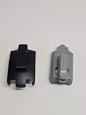 2 Cases For Motorola  ~ Flip Black Shell Belt Clip ~ Grey Shell Belt Clip  • $2.50