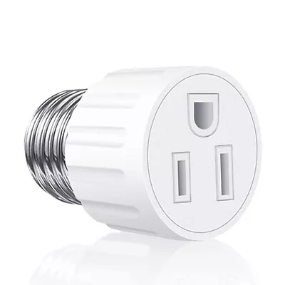 Outlet To Socket Adapter / E27 Light Socket To Plug Light Bulb Converter Holder • $8.29