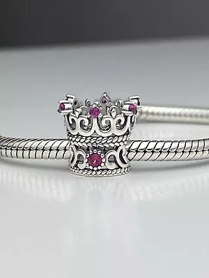 💖 Royal Crown Charm Bead Queen King Royalty Genuine 925 Sterling Silver 💖 • £16.95