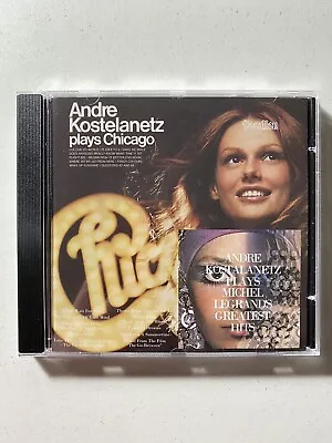 ANDRE KOSTELANETZ  Plays Chicago / Plays Michel Legrand CD • £4