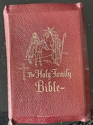 The Holy Family Bible 1950 Beautifully Illustrated • £40