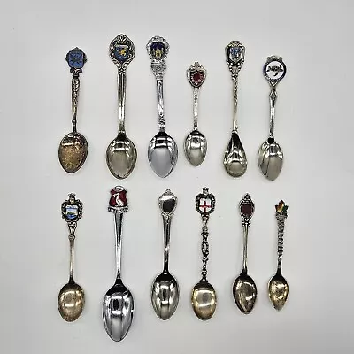 Vintage Collectible Mini Spoons Lot Of 12 • $10