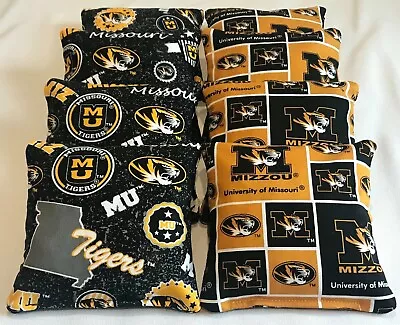 8 Cornhole Missouri Mizzou Tigers Corn Hole Bean Bags Baggo Tailgate Toss  • $31.97