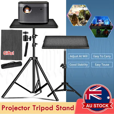 $21.99 • Buy Projector Tripod Stand Laptop Adjustable Floor Stand Holder W/ Tray 44-115cm AU