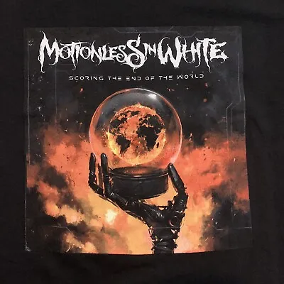 Motionless In White Shirt XL Black Scoring End Of The World Band Shirt - New • $15.99