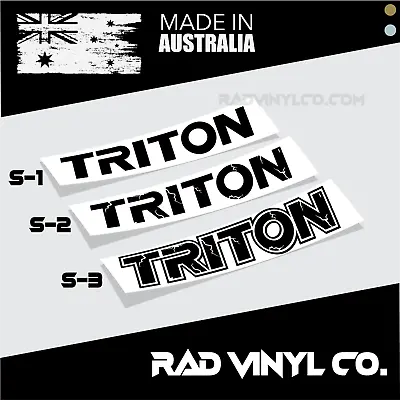 Mitsubishi  TRITON  Tailgate | Vinyl Sticker Decal • $21.06