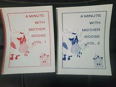 A Minute With Mother Goose Vol 1 & 2 By Teddy Meister • $8.99