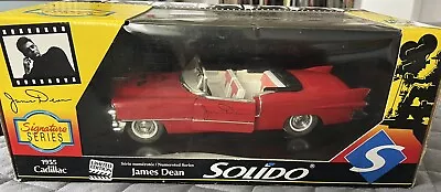 James Dean. Solido. Die Cast Metal. Cadillac 1955. Red. 1:18. Boxed. New. • £20
