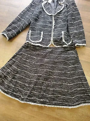 Style Midnight Velvet Skirt Suit Size 24 • $34