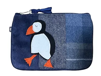 Tweed Tartan Ladies Large Coin Purse By Earth Squared - Deer Dog Cat Puffin • £13.99