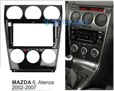 9inch Car Radio Dash Kit For MAZDA 6 Atenza 2002-2007 Fascia Panel Facia Plate • $39.99