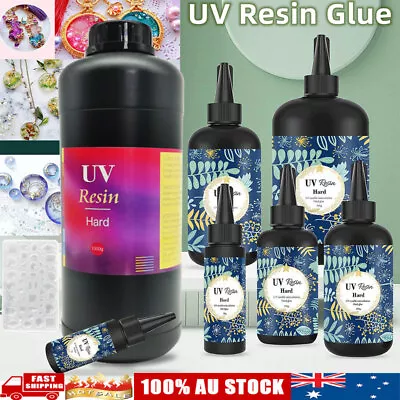 Hard UV Resin Glue Crystal Curing Handmade DIY Epoxy Jewelry Crafts Casting Mold • $13.99