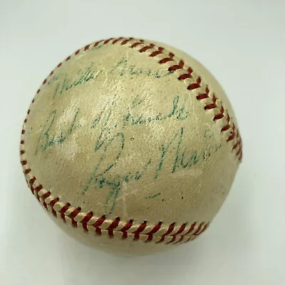 Roger Maris 60th Home Run Signed Game Used Baseball Ties Babe Ruth PSA DNA COA • $24995