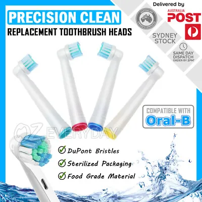 $4.98 • Buy PRECISION CLEAN Oral-B Electric Toothbrush Compatible Replacement Brush Heads X4