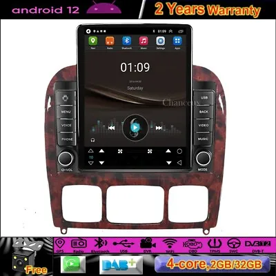 9.7 Android 12 Head Unit Radio GPS Navi For Mercedes S-Class W220 S280 S430 S500 • $346.86