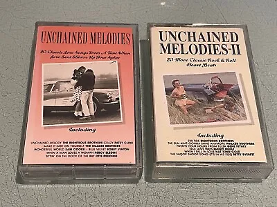 Unchained Melodies Volumes I & II - 2x Audio Cassette Tape Albums - 1991 Telstar • $6.25