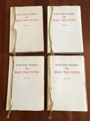 Selected Works Of Mao Tse-Tung 4 Volume Set 1965 Foreign Language Press CHINA • $150