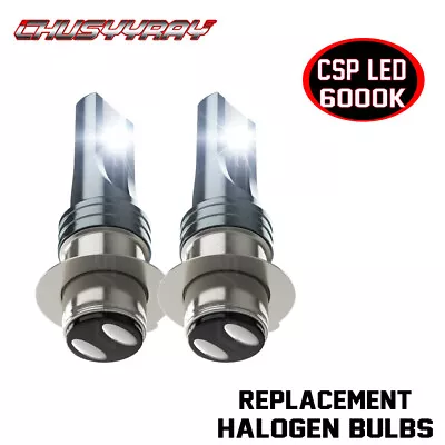 Para For Yamaha RAPTOR 700 700R 2006-17 H6 Xenon LED Hyper Faro Bombillas Luces • $12.98