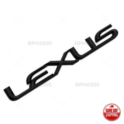 $14.99 • Buy Lexus Trunk Lid Letter Logo Badge 3D Emblem F-Sport Car Decoration Gloss Black