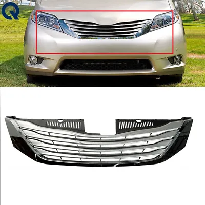 For Toyota Sienna Mini Passenger Van 2011-14 Front Grille Upper Grill TO1200333 • $64.87