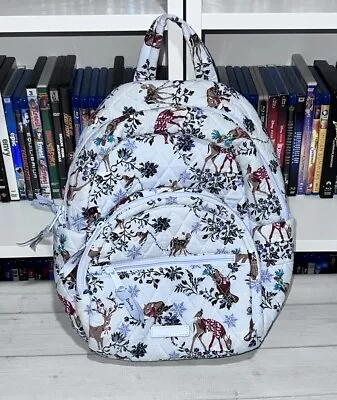 Vera Bradley Merry Mischief Snow Day Quilted Essential Compact Mini Backpack • $60